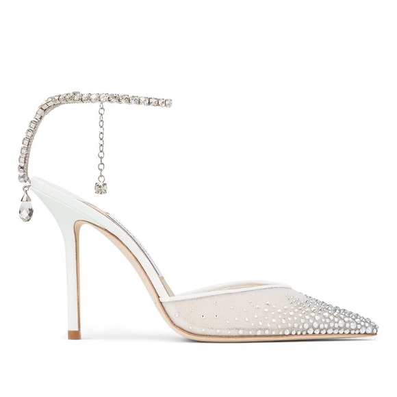 Jimmy Choo Saeda crystal-embellished pumps - Picture 5 of 5